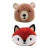 Happy Pet Christmas Furry Forest Faces 2pk Cat Toy