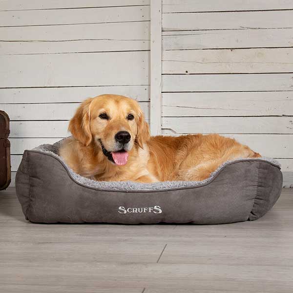 Scruffs Cosy Box Dog Bed Grey
