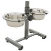 Stainless Steel Dog Bowls with Stand