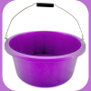 Shallow Feed Bucket 15 litre Purple