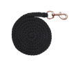Lead Rope Rosé Shine, snap hook, black plain