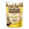 Carnilove Cat Kitten Pouch Rabbit & Marigold Grain Free 85g