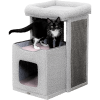 Trixie Junior Cat Tree Carlita Grey & Lilac 63cm
