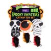 Smart Choice Halloween Plush Spooky Catnip Cat Toy 3pk Catnip