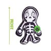 Smart Choice Halloween Squeaky Plush & Rope Skeleton Dog Toy